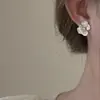 Pendientes de Flor Dulces y Frescos para Mujer, Modernos, Exquisitos y Elegantes, Pendientes Elegantes Populares, Nicho Estilo Ins, Pendientes Versátiles y Frescos
