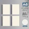 Cuaderno grueso espiral PP cuaderno A6 cuadriculado cuaderno B5 tamaño grande secundaria preparatoria rayado cuadrado A5 práctico