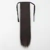 Peluca Recta Sintética Cola de Caballo Cabello de Cola de Caballo Cabello Recto Cola de Caballo Peluca Correa Cola de Caballo Recta