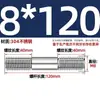 Varilla roscada de doble cabeza de acero inoxidable 304 Perno de dos cabezas GB901 con espárrago de conexión de rosca M3M6M10-M24