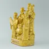 Adornos de Latón de los Cinco Dioses de la Riqueza, Artesanías, Figuras, Estatuas de Bronce, Decoraciones para Adoración, Regalos de Inauguración, Exhibición de Recepción
