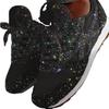 Transfronterizo 2019 otoño lentejuelas pastel de esponja zapatos casuales transpirables diamantes de imitación suela gruesa zapatos deportivos para mujer comercio exterior 35-43