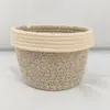 Cesto de Armazenamento de Corda de Algodão Atacado Transfronteiriço Cesto de Armazenamento de Corda de Algodão Atacado Cesto de Armazenamento de Itens Diversos de Mesa Cesto de Armazenamento de Cosméticos Cesto de Armazenamento