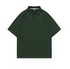 Polo holgado de marca de moda para padres e hijos, para hombres y mujeres, niños, Europa y América, comercio exterior de Amazon, solapa, manga corta, algodón puro.