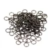 Material DIY Feito à Mão Anel de Ferro Pequeno Conexão Anel Aberto de Metal Anel Único Fechado Acessórios de Joias Atacado
