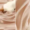 Tecido de Cetim de Seda Glaceado Gradiente, Brilhante, Sedoso, Delicado, Ótima Queda, Vestido de Alta Costura, Vestido de Noiva, Tecido Brilhante para Roupas de Bebê