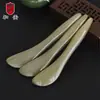 Bastão Guasha Hemei para Rosto, Olhos e Corpo Inteiro, Massagem de Beleza Raspador Natural de Chifre de Iaque, Bastão de Acupressão Atacado