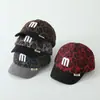 Boné de Baseball Infantil Estilo Novo, Estilo Coreano, Estampa de Leopardo Estilosa, Boné Bico de Pato Unissex para Meninos e Meninas, Proteção Solar para Primavera e Outono, Chapéu de Bebê à Prova de Vento