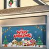 Amazon Transfronterizo Nuevas Explosiones Navidad Cubierta para Puerta de Garaje Tamaño Grande Tela de Fondo Decoración para Fiesta Navideña Tapiz