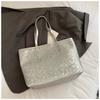 Bolsa Casual para Commuter de Pedido Estrangeiro para Mulheres, Grande Capacidade, Nova Versátil de Ombro para Compras Primavera/Verão 2026, Bolsa Tote Fashion