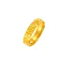 Anillo de Apertura para Pareja Hielo Picado Vietnam Sha Jin Método Antiguo de Mujer Gipsófila Chapado en Oro Real Cobre Imitación Oro