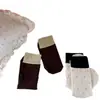 Calcetines para mujer Otoño 2026 con lunares de color contrastante, calcetines simples sin costuras hasta la pantorrilla, calcetines holgados cómodos y transpirables para mujer nayean