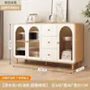 Aparador moderno minimalista estilo creme para cozinha de casa, armário integrado de parede, adega para sala de estar, armário de armazenamento