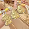 Gato de la Fortuna Dorado Dios de la Riqueza Cadena para Teléfono Correa Colgante Llavero Yuanbao Accesorios Regalo de Año Nuevo Gama Alta