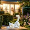 Estatuilla de Gato Negro Fantasma de Halloween de Nuevo Producto Transfronterizo Estatua Estirada Adornos de Resina Artesanías Decoración para Sala de Estar del Hogar