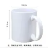 Caneca Cerâmica Reta 11oz Logo da Empresa Presente Copo Promocional Presente Corporativo