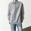Sudadera con Capucha de Retazos Rayados Estilo Retro Americano Falsa de Dos Piezas Marca de Tendencia Primavera y Otoño Cuello Solapa Holgada Jersey de Pareja
