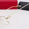 Nuevas Monturas de Gafas Sin Marco Kajia para Hombre, Monturas de Gafas para Miopía, Monturas de Gafas de Titanio Puro de Marco Completo Ultraligeras para Mujer, Monturas de Media Montura para Negocios