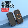 Batería Externa Solar 10000mAh con Entrada y Salida Bidireccional Tipo-C 5V/3A, Fuente de Alimentación Exterior de Gran Capacidad
