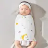 Saco de dormir anti-golpes para bebé, bolsa de algodón puro, toalla, bolsa para dormir tranquilo de bebé, toalla para envolver recién nacido, colcha fina de primavera y verano