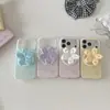 Funda de Teléfono Magnética con Soporte en Forma de Corazón de Lentejuelas, Suave y Dulce, para 17Promax, Adecuada para 16Pro/15Pro