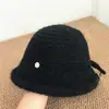 2026 Nuevo Estilo Dulce Sombrero de Pescador con Abertura Trasera y Lazo Delantero, Sombrero de Cubo de Punto Grueso Cálido de Invierno, Sombrero de Cubo Adelgazante