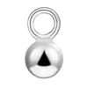 Plata de Ley 925 Redonda de un Solo Círculo Hecha a Mano DIY Joyería Pulsera Collar Conexión Final Accesorios Fábrica Stock Listo Entrega 48H