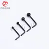 Mini barra en L nueva de acero inoxidable Pengjie con piercing de bola para joyería
