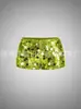 2026 Europeos y Americanos Transfronterizos Amazon Shein Punk para Mujer Sexy de Cintura Ultra Baja Brillantes Lentejuelas Mini Shorts