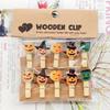Regalo de Halloween de Dibujos Animados Decoración de Halloween Marco de Fotos Colgante Clip Sello de Calabaza Tarjeta de Tienda de Flores Clip Pequeño