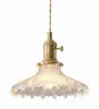 [Internacional] Luminária Pendente, Luminária de Sala de Jantar, Abajur de Cabeceira Rosa para Quarto, Estilo Country Francês Retrô Floral Vintage