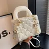 Bolso Cruzado de Moda Nuevo 2026, Estilo Lady Dior, Bolso de Mano de Lujo de Gama Alta de Nicho, Bolso de Mano Acolchado para Mujer