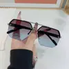 Gafas de sol de montura generosa de nuevo comercio exterior para mujer, moda europea y americana, gafas de sol de doble puente, gafas de sol de media montura para hombre, venta al por mayor