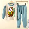 Conjunto de Ropa Interior para Niños, Algodón Puro, Ropa de Otoño para Niños, Pijamas, Ropa de Otoño para Bebé Niña, Pantalones de Otoño, Ropa para el Hogar, Ropa para Niños, Dibujos Animados al por Mayor