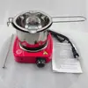 Kit para Fazer Velas - Versão Vermelha - Conjunto Completo com Derretedor Tigela de Derretimento Resistente à Água Kit Derretedor de Cera Mexedor