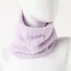 Braga de Cuello de Punto Esponjoso para Otoño e Invierno Doble Capa Protección para el Cuello Protección contra el Frío Bufanda Máscara Cálida a Prueba de Viento Color Sólido Bufanda Atmosférica