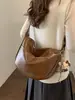 Bolsa transversal Yuezi estilo retrô Maillard popular deste ano 2026 nova tendência versátil moderna casual bolsa de bolinho