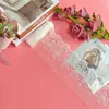 Nueva cortina de tela de malla bordada con encaje, accesorios decorativos de código de barras, bordado soluble en agua, encaje de malla de seda de leche