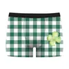 Roupa Íntima Masculina Série São Patrício Europeia e Americana Transfronteiriça Boxer Brief Casual Masculino com Estampa Digital 3D