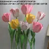 Flores de Tulipán Artificiales Grandes Hechas de Eva, Impermeables para Decoración de Escenas Exteriores, Flores Falsas para Exhibición en Centros Comerciales, Flores Artificiales de Eva