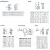 Accesorios para Cilindro Neumático Estándar Sc de Unión en Y Accesorios de Unión Tipo I Juego Completo Fijo Giratorio de Horquilla en U 32/63