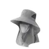 Sombrero de Pescador, Sombrero de Sol de Verano con Protección UV, Sombrero de Pesca, Protección para Cara y Cuello, Sombrero de Sol Todo en Uno para Hombre, Sombrero de Sol de Secado Rápido
