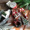 Qingdi Natal transfronteiriço pintado especial forma bola pingente plástico pequenos enfeites saco de presente de Natal guirlanda de carro decorações