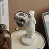 Soporte de carga para reloj con diseño original de oso polar lindo Wowu, bandeja para reloj Huawei Apple Samsung, mesita de noche