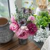 Abanico de luna Lu Lian flor artificial hecha a mano fábrica decoración para el hogar diseño decoración de pared para boda ramo de flores para sostener CF02018