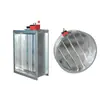 Suporta Fornecimento Atacadista de Dampers de Fogo, Válvulas Manuais de Controle de Exaustão de Fumaça, Placa de Aço Galvanizado Válvulas Ajustáveis de Volume de Ar Multi-Folhas