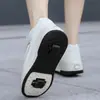 Novos Patins com Rodas Duplas para Meninos e Meninas, Tênis de Patinação de Velocidade para Adultos, Patins Infantis Removíveis para Meninos