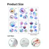Pegatinas de pared autoadhesivas al por mayor transfronterizas con patrón de coral de océano y burbujas, pegatinas impermeables para bañera, calcomanías removibles, envío directo disponible