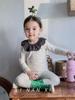 Conjunto de Pijama para Niñas de Principios de Otoño 2025 Nuevo 88053 Ropa de Otoño para Bebé Conjunto de Dos Piezas Estilo Coreano Estilo Extranjero Ropa Infantil Algodón Puro