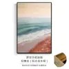 Pinturas al óleo pintadas a mano de la aldea de Dafen, Pinturas decorativas para el fondo del sofá de la sala de estar, Pinturas con textura de ola para el recibidor, Pinturas decorativas para la mesita de noche